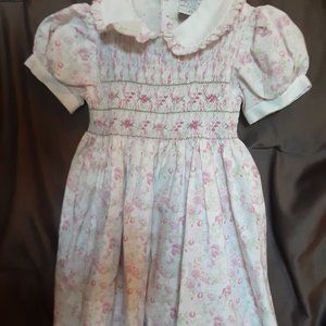 Toddler Girl Smocked Dress 2T